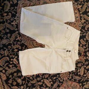 CAbi Cream Flare & Wide Leg Jeans